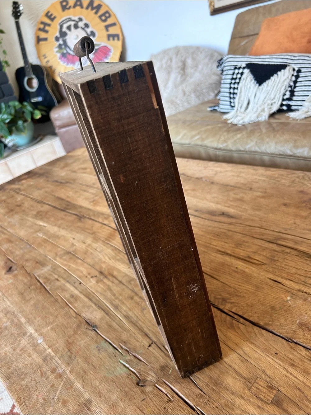 Vintage antique Wooden drawer Compartment Shelf - display decor staging